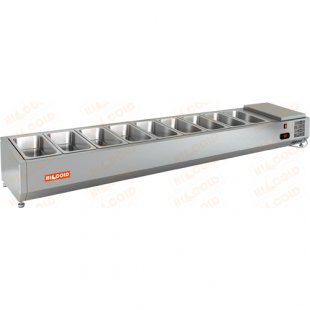 Showcase HICOLD VRTO 1970 (1970x385x248mm, 0.31 kW, 220V,+2...+7 °C)