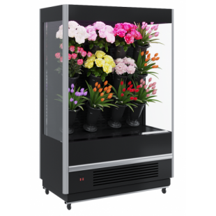 Flower display case FC20-08 VM 1.3-2 FLORA (black/gray) 0…+7 1330x875x1930 in