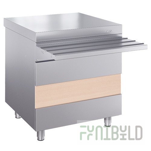 Cash desk KSU-700-02 (700x700(1015*)x880±20mm, 1 220V socket)