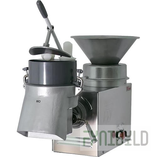 Vegetable cutting and cleaning machine without stand OM-300 (UKM-11) (840x310x510mm (800x340x550mm), cutting capacity of raw vegetables 200-350kg/h, boiled vegetables 160-400kg/h, 380V, 1.12/1, 15 kW, weight 68.5 kg)