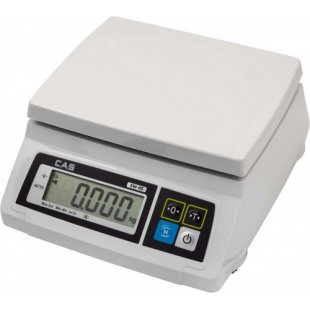 Electronic portion scales CAS SW-05 (260x287x137mm, platform 239x190mm, up to 5 kg)