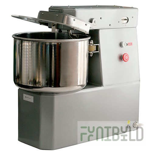 Dough mixing machine MT-12 (yeast dough) 1 stainless steel bowl (625x350x685mm, 16l, 50kg/h, 0.81kW, 220V)