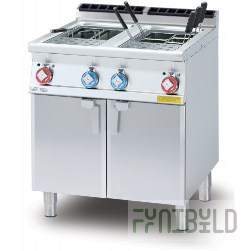 Electric pasta cooker LOTUS CP-78ET without baskets (700 series GN2/3, 800x705x900mm, 15.6 kW, 380V