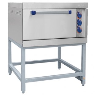 Electric oven cabinet ШЖЭ-1-К-2/1 (all stainless steel) convection with steam humidification, stand