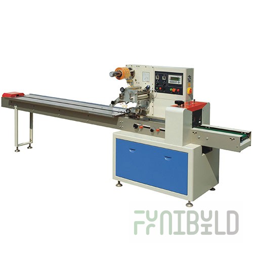 Automatic horizontal packaging machine DXDZ-250B FLOW-PACK(3770х640х1450 in,220 V,2.4 kW)