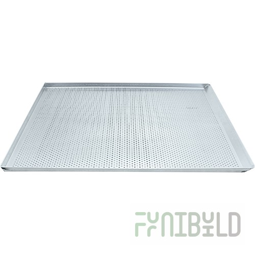 Perforated aluminum baking tray 800x600 in