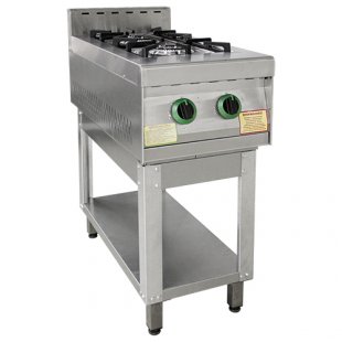 Gas stove 2-burner without oven. cabinet PG-2-01 (415x850x860x(960) in)