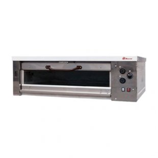 Electric bakery oven HPE-750/1-S (with glass door) (1365x1075x430mm, output per 1 baking: 24 tinned bread, 14 pcs 0.3 kg loaf, 6.4 kW, 380 V, 170 kg)