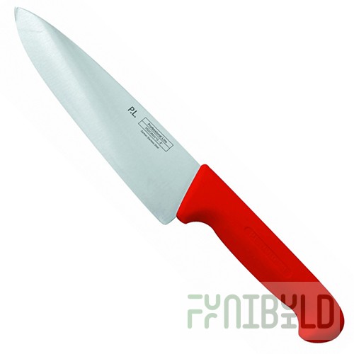 Knife 25cm plastic, red handle