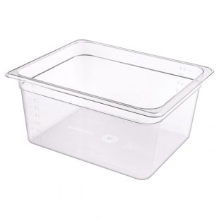 Gastronorm container without lid polycarb.GN 1/2, H-150,325x265mm, art.422110801, in pack 8 pcs.