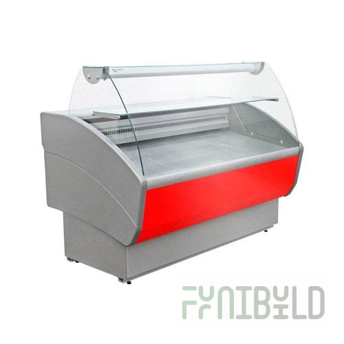 Medium-temperature display case 1180x830x1135mm, G85 SM 1.2-1 (VHS-1.2 Pole ECO) 0...+7C, 0.62 sq.m.