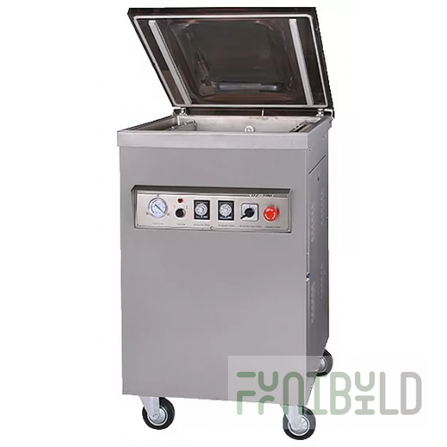 Floor vacuum packer DZ-400/2E (480x535x1010 in, 220/380 V; 0.9 kW, painted)
