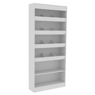 Confectionery rack SK, 900x300x2100 in (WHITE)