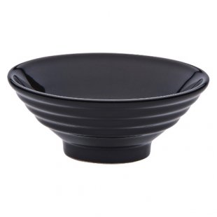 Salad bowl d=11.5 cm, 150 ml black ceramics art.14008(BLK)