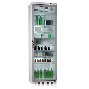 Pharmaceutical refrigerator V=400l, POZIS HF-400-3(+2...+15, 607x600x1950mm) with glass door and lock