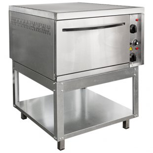 1-section oven cabinet ШЭЖП-1-Н stainless steel body, 840х840(895)х1065(1085) in