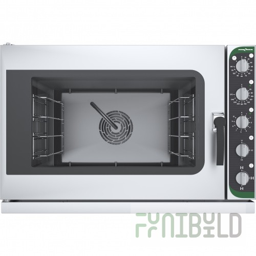 Convection steamer PR-04M (4 GN1/1 or 600x400, 922x890/950x645 in, 6.35 kW, 400 V, 4 lvl.)