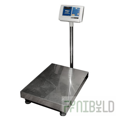 Scales MP-600-VZhA-6080-VB-518 stainless steel (platform 600x800mm, up to 600 kg)