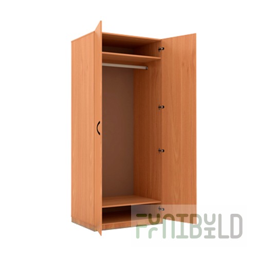Wardrobe for the staff room (deep wardrobe) 900x520x1900mm ШПО-80 (gl) (ALDER)