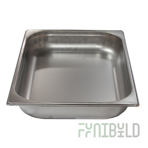 Gastronorm container without lid stainless steel GN-1/1 depth 65, 7 l, (530x325x65 in.), in pack 5/10 pcs.