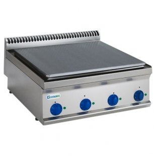Electric stove with solid surface 700 series TECNOINOX PP70E7 616003 (700x700x280 in, 380V)