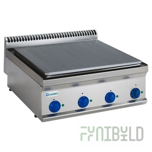 Electric stove with solid surface 700 series TECNOINOX PP70E7 616003 (700x700x280 in, 380V)