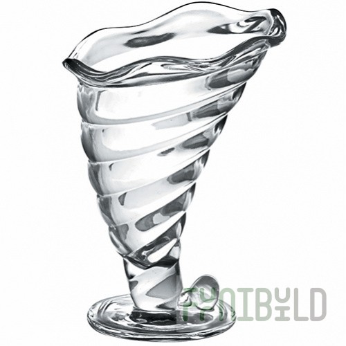 Ice-cream bowl 335 ml (pressed glass) PL- EcoLine art. 81200091, in pack. 12 pcs.