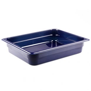 Gastronorm container without lid p/p GN 1/2, H-65, 325x265x65mm, (plastic, blue), in pack. 14 pcs. 422107417