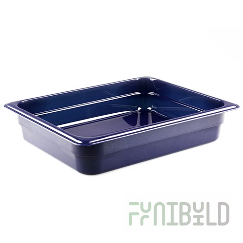 Gastronorm container without lid p/p GN 1/2, H-65, 325x265x65mm, (plastic, blue), in pack. 14 pcs. 422107417