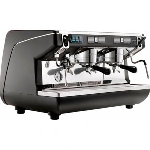 Coffee machine Nuova Simonelli Appia Appia LIFE 2gr S 220V black+high groups+economizer (780x545x530 in)