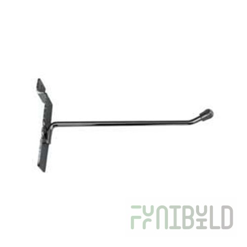 Single hook for economy panels, Standard 250 in Chrome art PH520-250SX