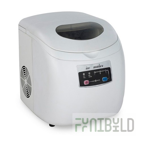 Ice maker YT-E-004A (285x355x320 in, 2.8 l, 12 kg/day, 220 V, weight 9.5 kg)