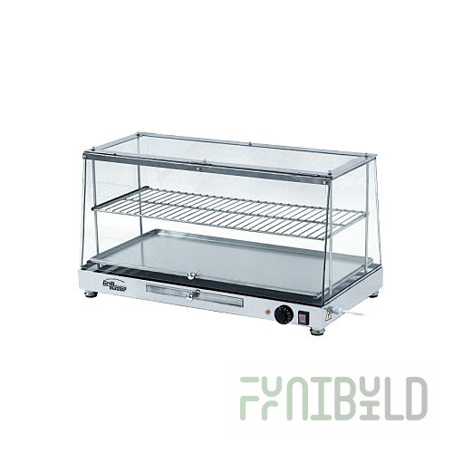 Electric heating display case (for 10 chickens) VTE (810x400x385 in, 0.3 kW, weight 23 kg)