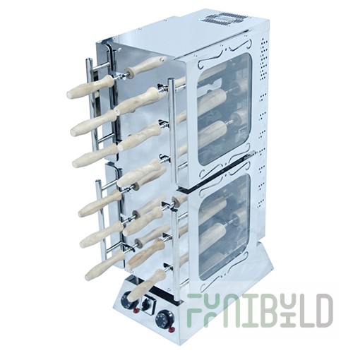 Apparatus for Hungarian kalach F6SHME / 21205 (kürtosh-kalach) (314x630x877mm, 2 chambers, 4.85 kW, 220 V)
