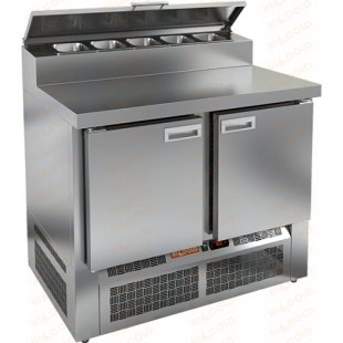 Pizza table Hicold PZE2-11GN (1/6) (1000x700x850mm, +2...+10 °C)