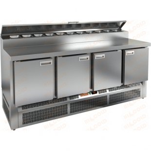 Pizza table Hicold PZE2-1111/GN (1/6) (1970x700x850mm,+2...+10 °С)