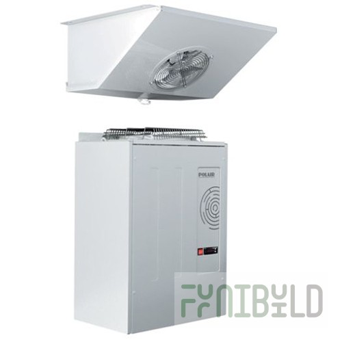 Low-temperature split system for chambers V=2.0..6.5m3, SB 108 P (-15C, external unit 525x315x704mm, internal unit 650x504x278mm)