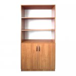 Cabinet for the staff room (semi-open wide) 900x400x1900mm, art. ШПО-80.01 (ALDER)