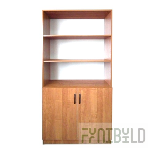 Cabinet for the staff room (semi-open wide) 900x400x1900mm, art. ШПО-80.01 (ALDER)
