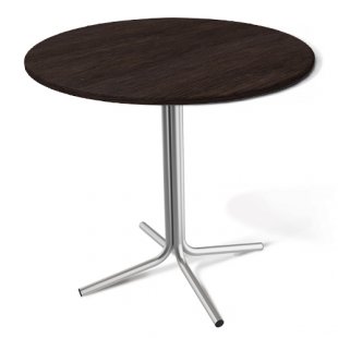 Dining table T7 (wenge/chrome lacquer) 800x800x755 in, tabletop thickness 25 in