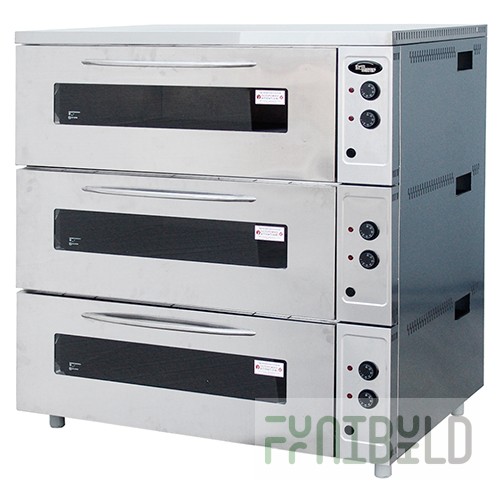 Electric oven cabinet ШЖЭ/3 (3 solid sections (non-detachable) with steam humidification, 1230х930х1260 in, 16.5 kW, 380 V) (h/m)