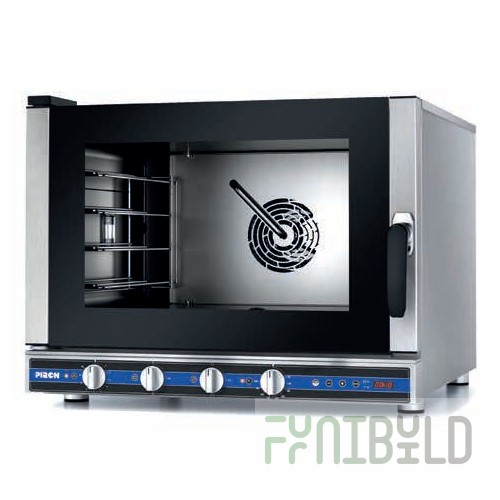 Combi steamer PIRON PF7704 PLUS (4 GN1/1 or 600x400, 7.8 kW, temperature probe, 780x850x640 in)