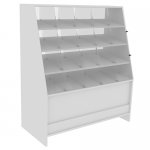 Confectionery counter PBCS 1000x500x1200 in (WHITE)