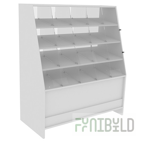 Confectionery counter PBCS 1000x500x1200 in (WHITE)