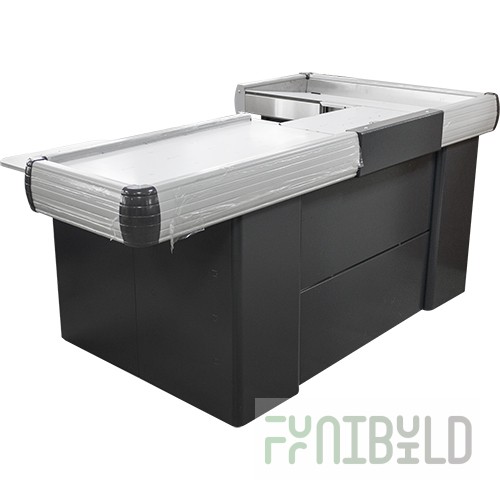 Checkout counter SUPERMARKET Light-XL, 2060 in (2560) RAL 7016