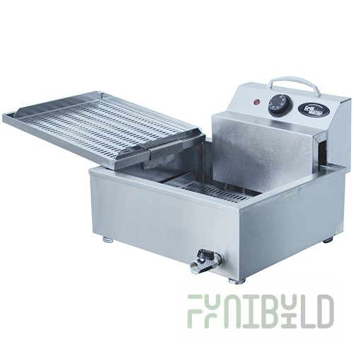 Electric deep fryer (for chebureki) F2FRE (1 gastronorm container for 6 l.) (440x525x310 in, 220 V, 2.6 kW, weight 10 kg)