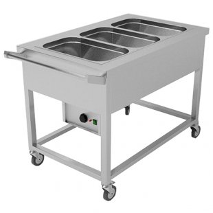 Mobile thermal bain-marie Gastrolux TMP-087 (920x700x850 in, 1.2 kW, 220V)