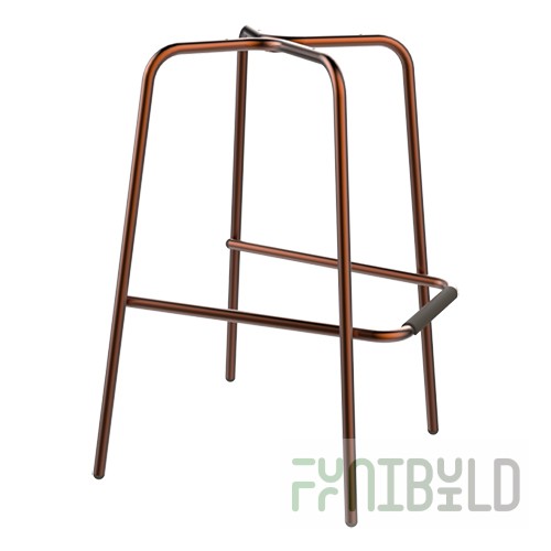 Bar stool frame SHT-S29 (copper metallic), 520x520x725 in