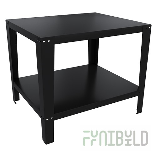 Pizza oven stand PP 44 (1010x850x850mm) painted, solid shelf
