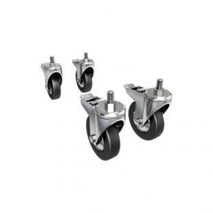 Set of wheels LTO-WH4M 4 pcs. (with brake) 120x120x120 in for ovens and cabinets of the ISTOMA series